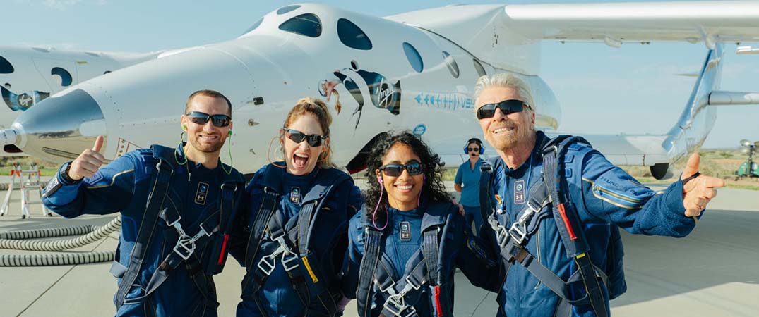Richard Branson completes journey to space