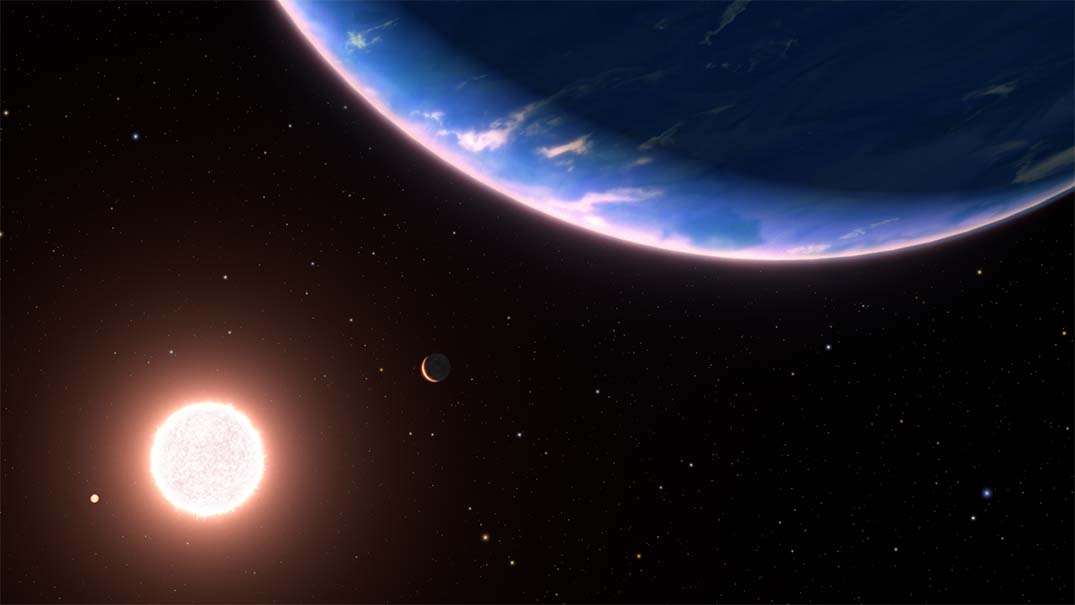 Hubble finds water vapour in small exoplanet’s atmosphere