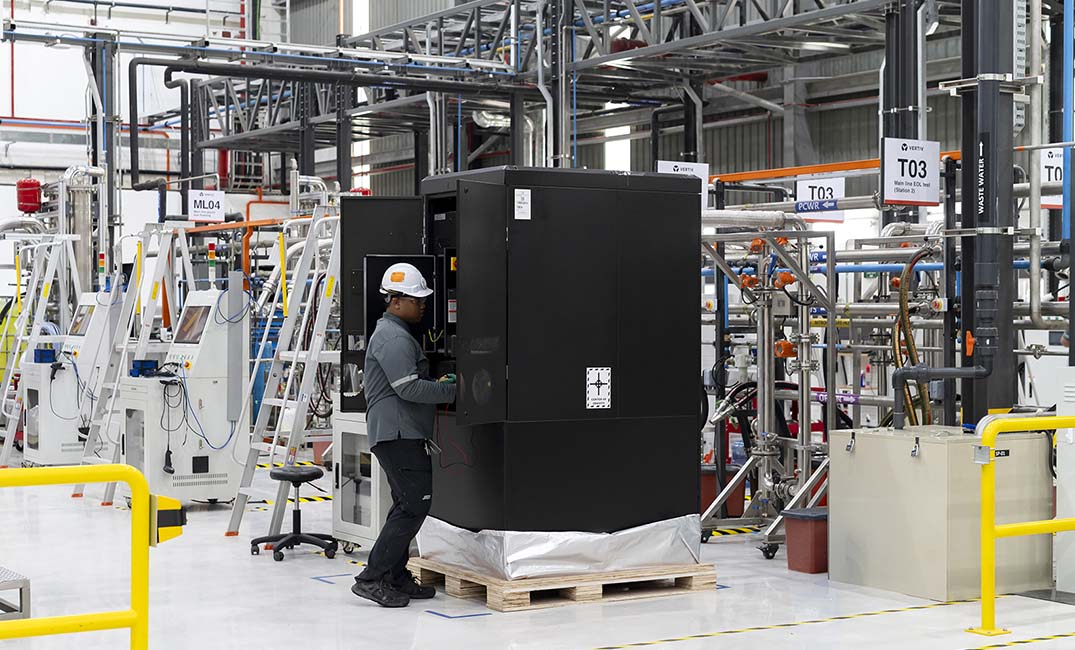 Vertiv increases manufacturing capacity